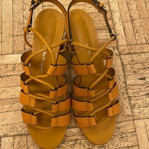 Salvatore Ferragamo block heel. Like new - worn 2x